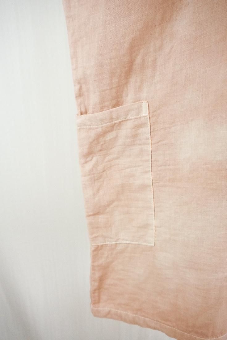 W-gauze Short sleeve rompers Orangebeige x Cafelate