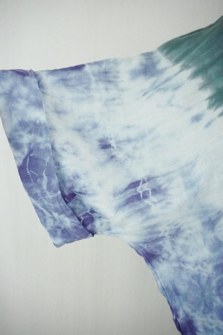 W-gauze Short sleeve rompers Ivy x Lavender