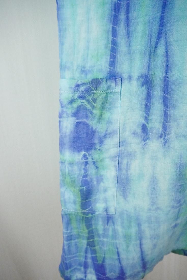 W-gauze Short sleeve rompers Freshgreen x Horizon