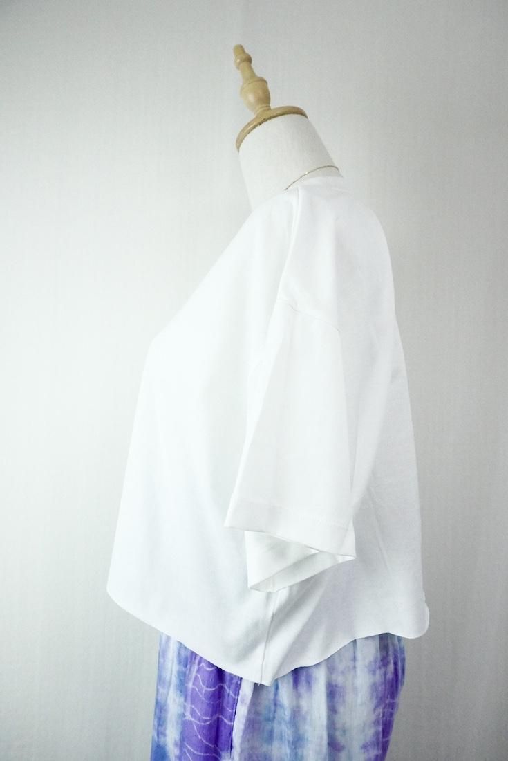 SUPIMA Coton Cut off tee Natural
