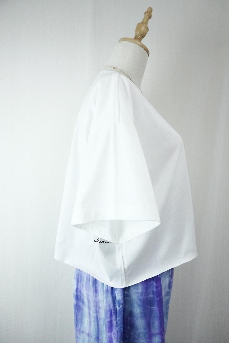 SUPIMA Coton Cut off tee Natural