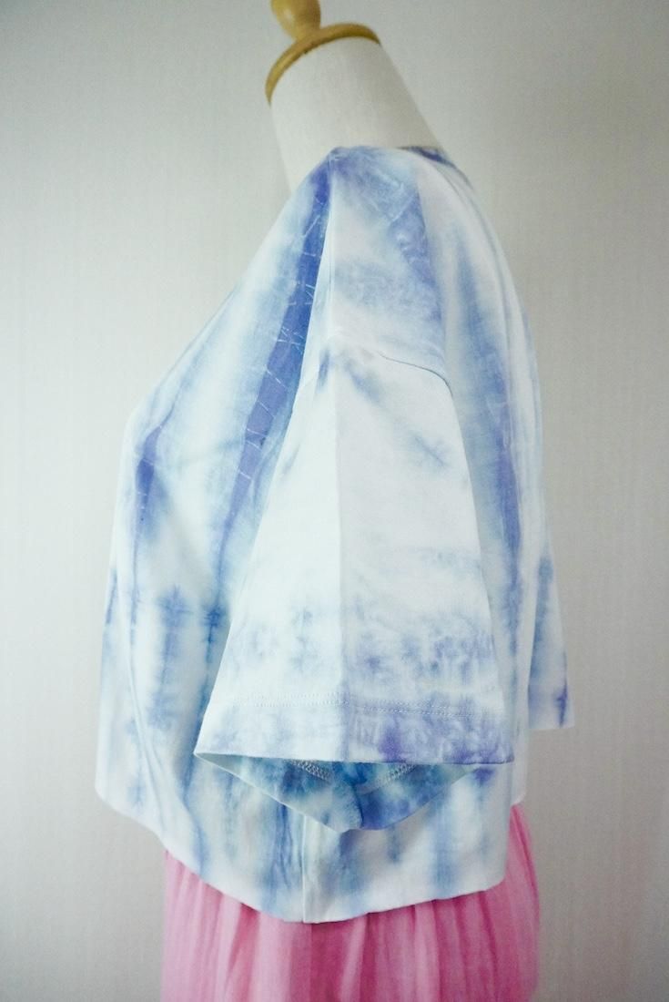 SUPIMA Coton Cut off tee Lavender