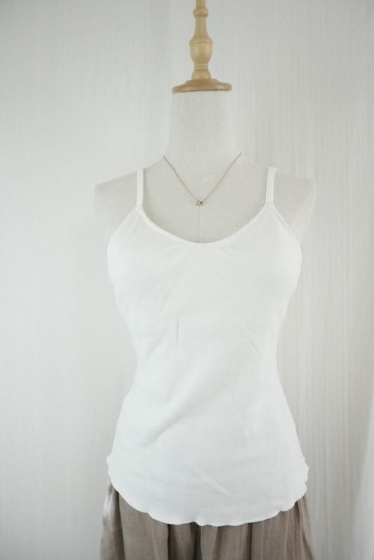 Cotton Cup in Camisole Natural
