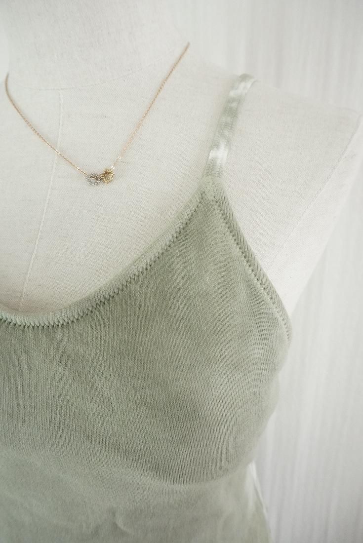 Cotton Cup in Camisole Greentea