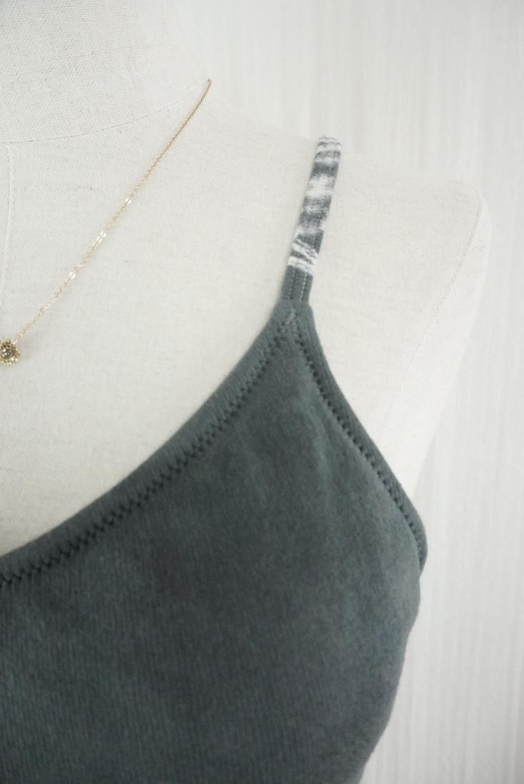 Cotton Cup in Camisole Black