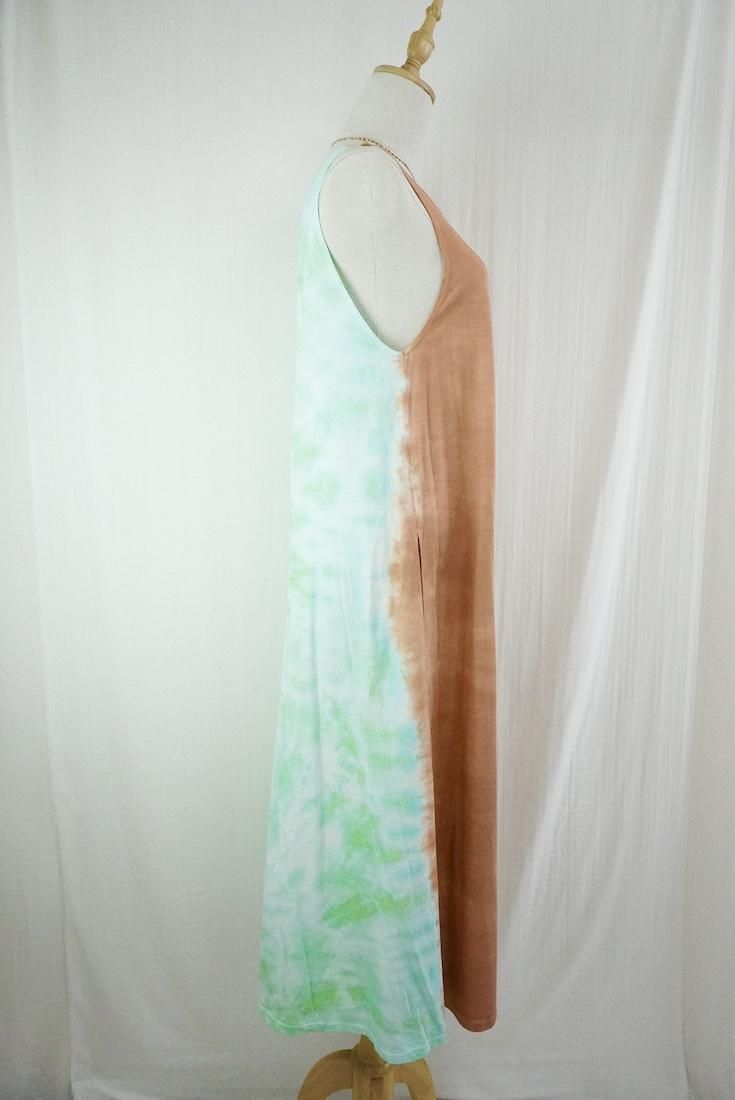 Cotton 2way op Terracotta x Freshgreen