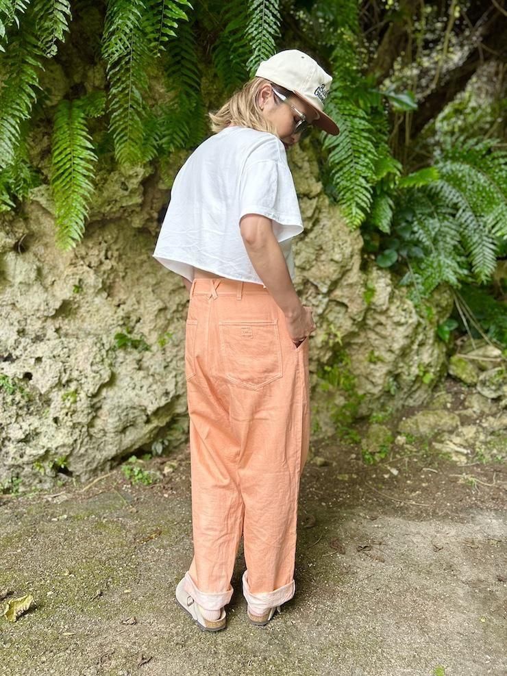 Organic Cotton Denim Work Pants  Lemon 