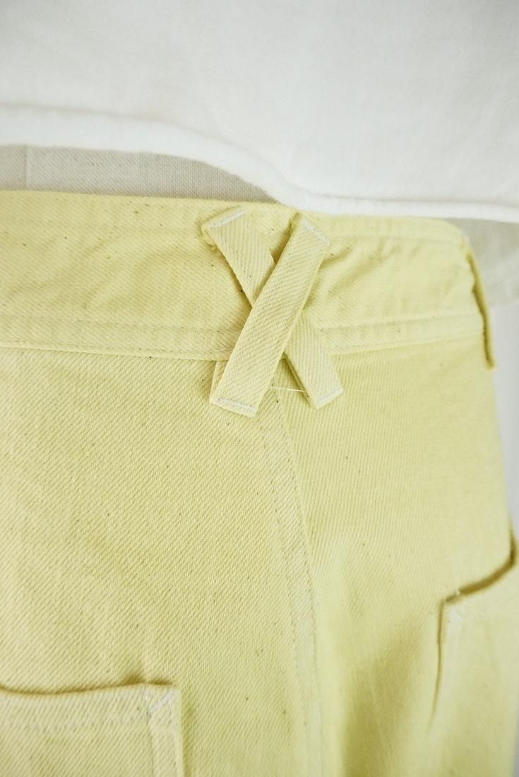 Organic Cotton Denim Work Pants  Lemon 