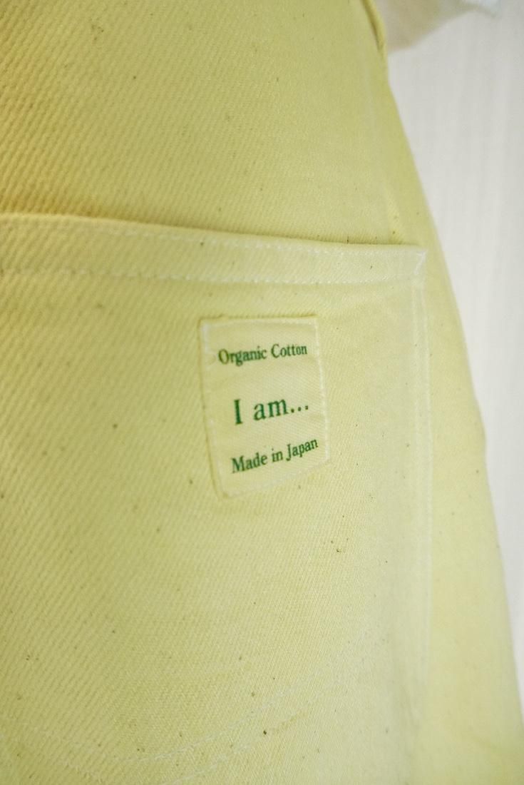 Organic Cotton Denim Work Pants  Lemon 