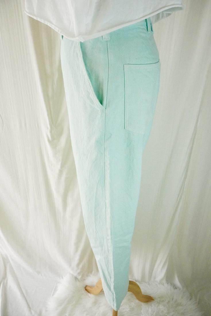 Organic Cotton Denim Work Pants  Sky