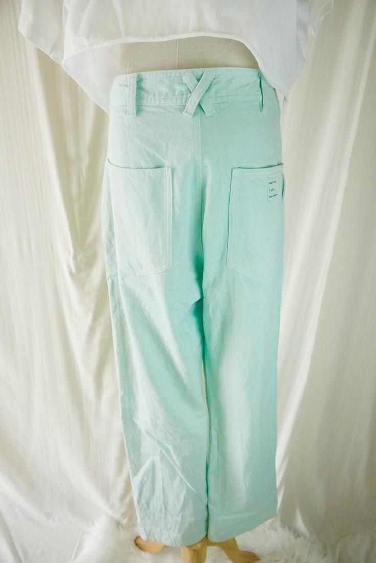 Organic Cotton Denim Work Pants  Sky
