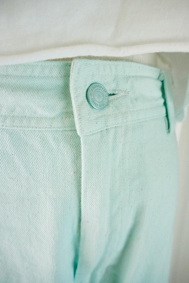 Organic Cotton Denim Work Pants  Sky