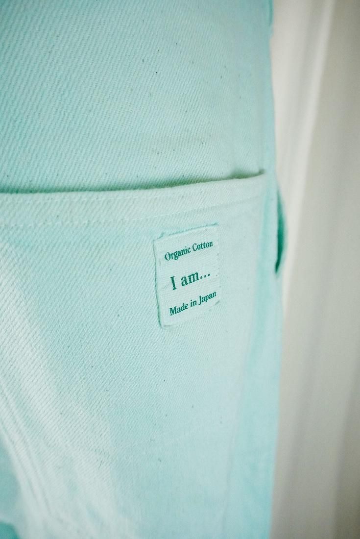 Organic Cotton Denim Work Pants  Sky