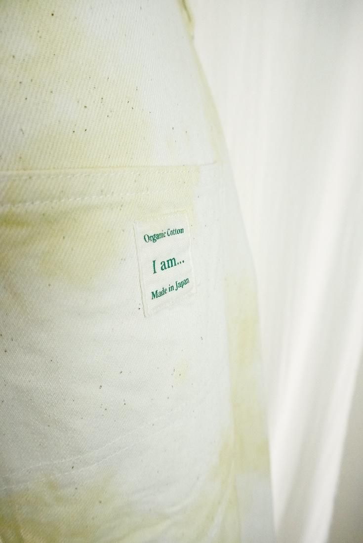 Organic Cotton Denim Work Pants  Custard