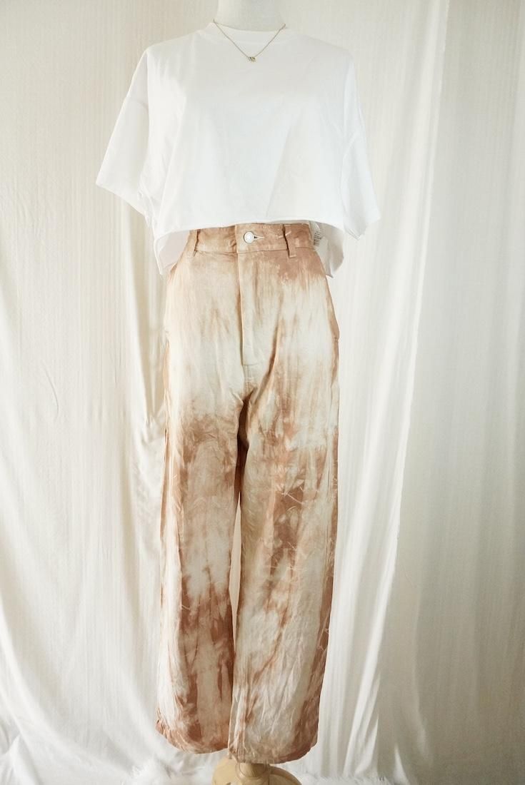 Organic Cotton Denim Work Pants “ Terracotta”