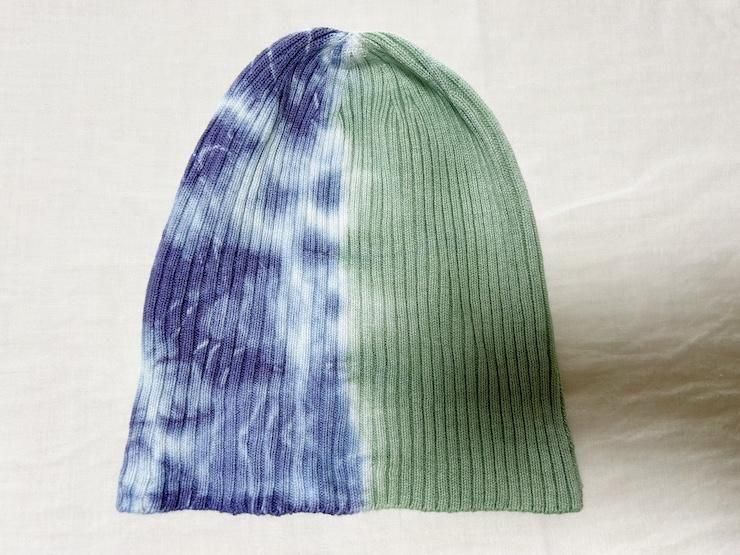 Knit Cap  Pistachio x Lavender 