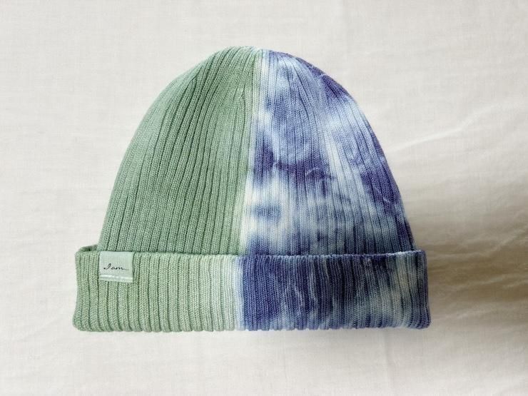 Knit Cap  Pistachio x Lavender 