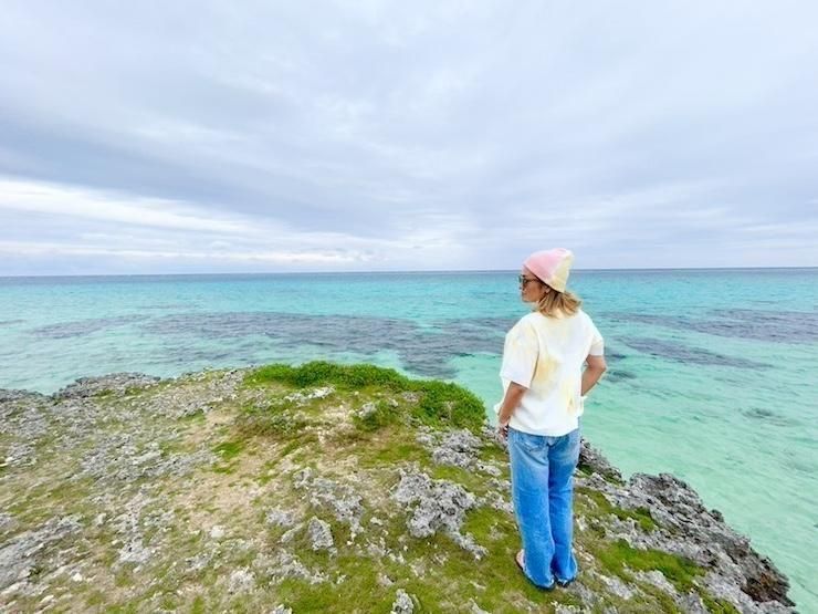 Knit Cap  Pistachio x Lavender 