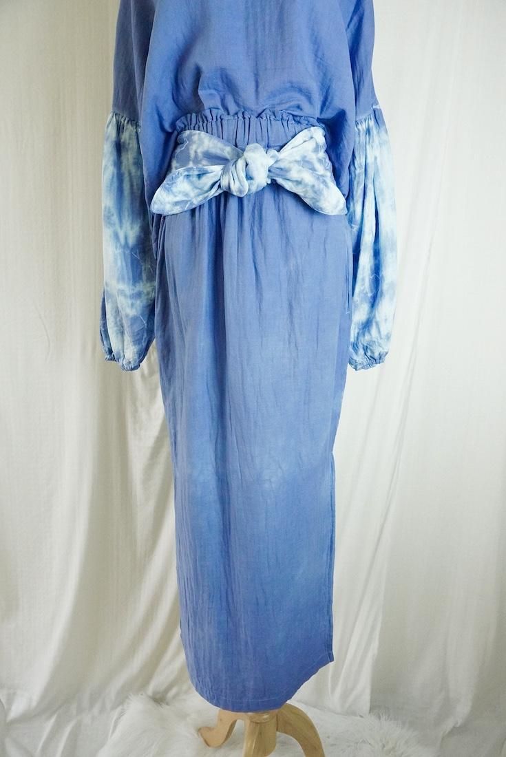W-gauze Ribbon skirt