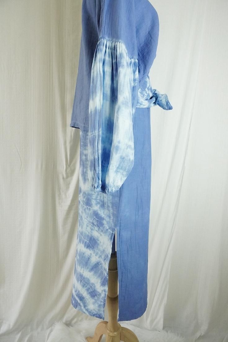 W-gauze Ribbon skirt