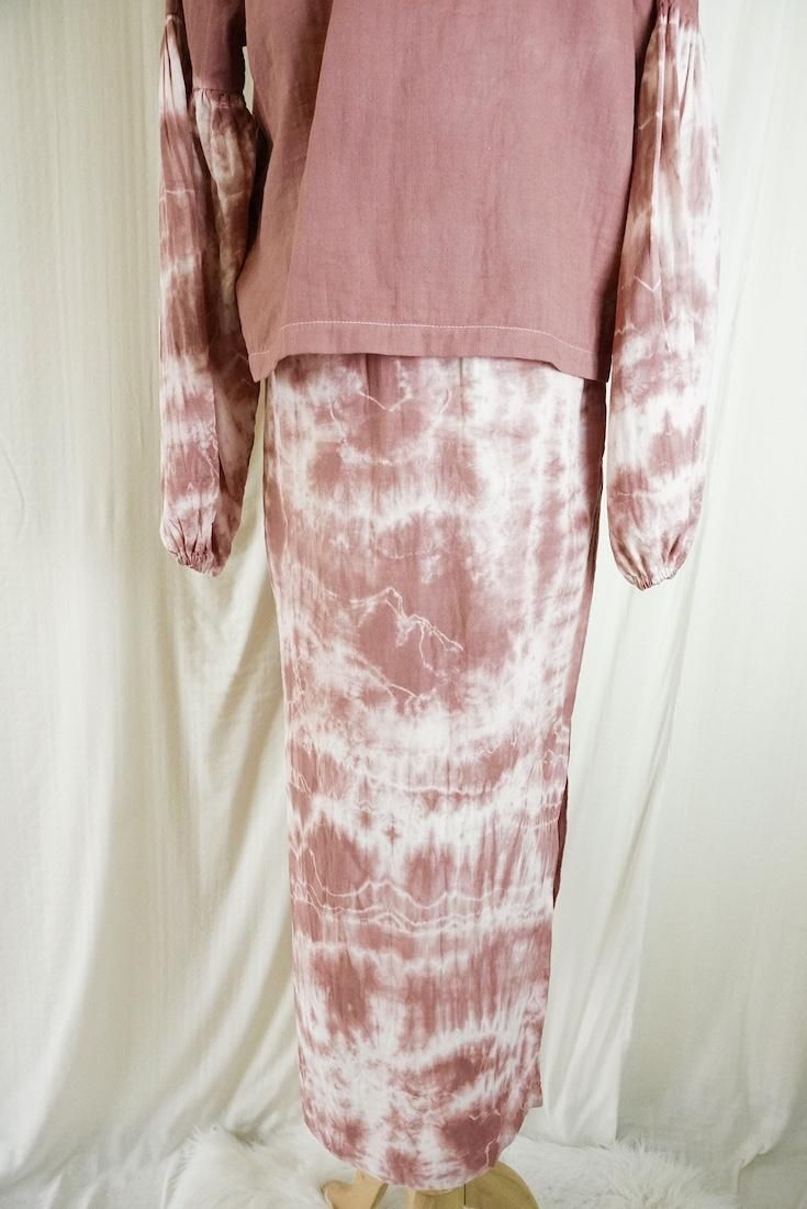 W-gauze Ribbon skirt