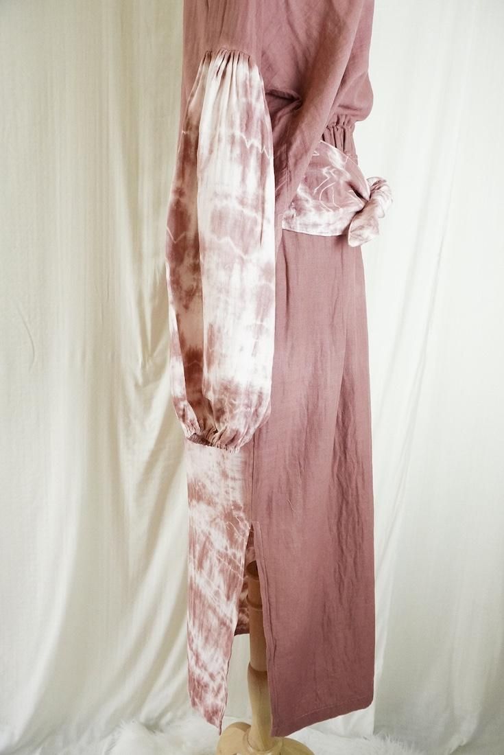 W-gauze Ribbon skirt