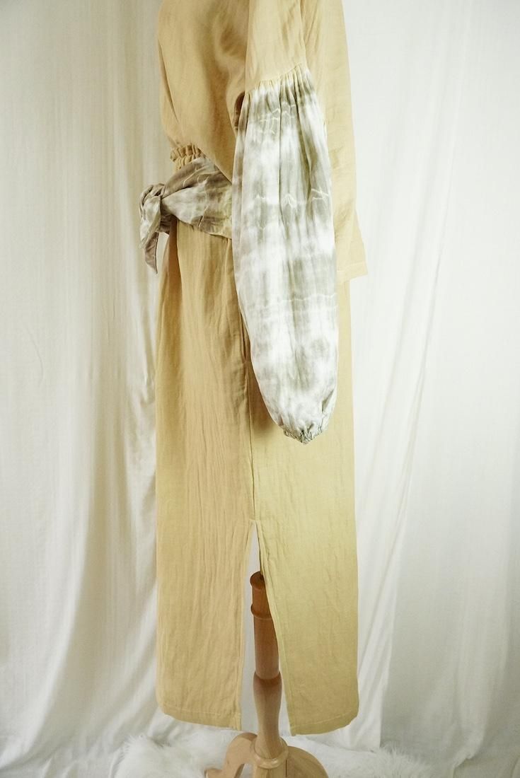 W-gauze Ribbon skirt
