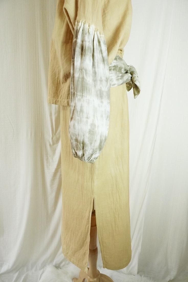 W-gauze Ribbon skirt