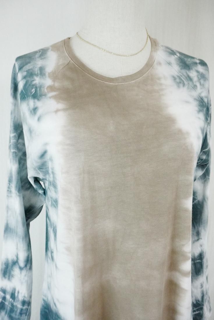 Cotton Long Sleeve OP Greige x Black