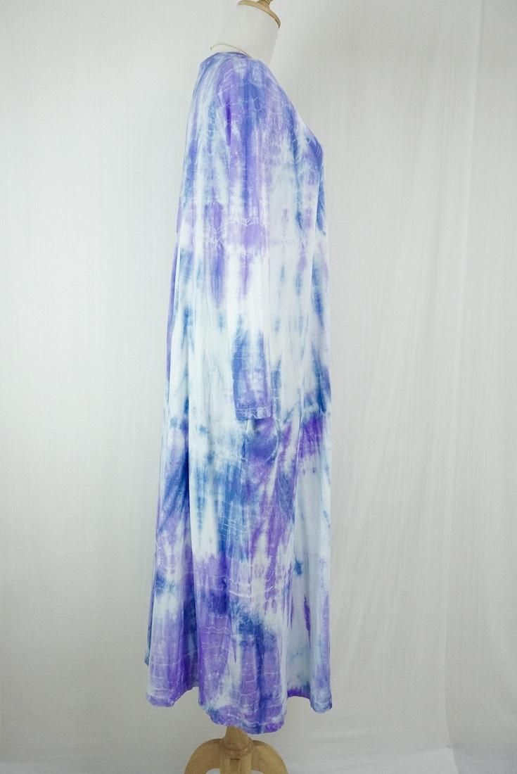 Cotton Long Sleeve OP DeepBlue x Purple