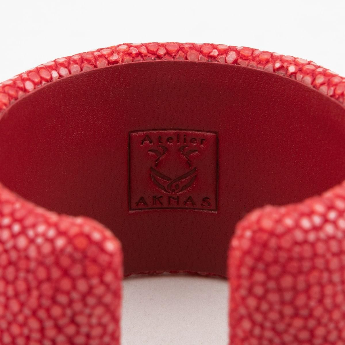 海の宝石 ガルーシャ『バングル40㎜｜ロッソ』- アトリエ