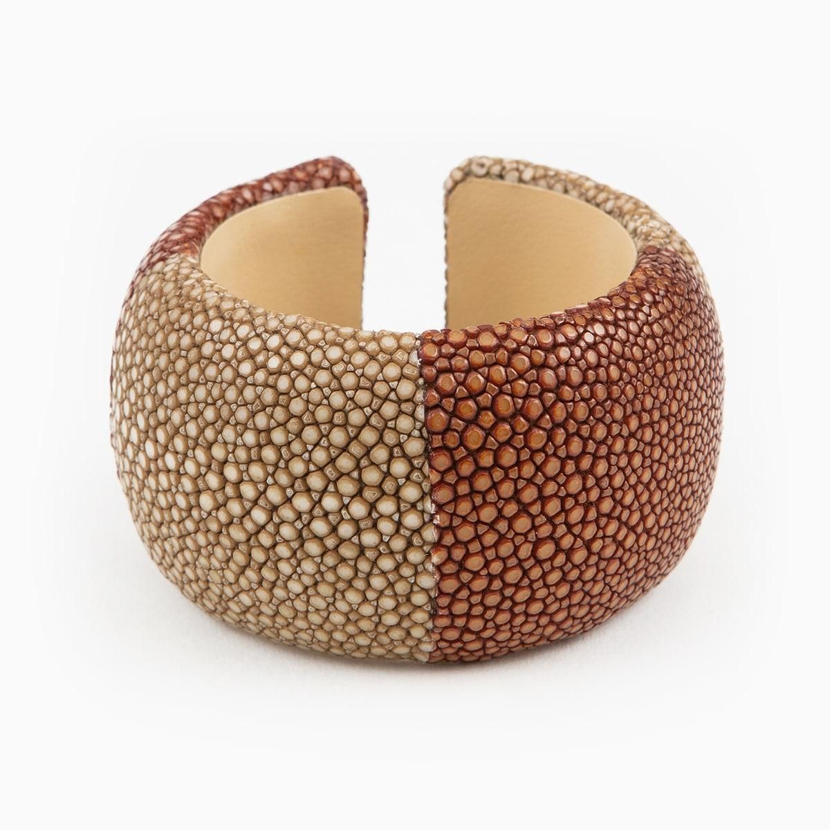 海の宝石 ガルーシャ『バングル40㎜｜セーブル & キャラメル