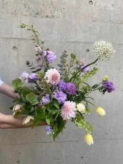 purplepink bouquet
