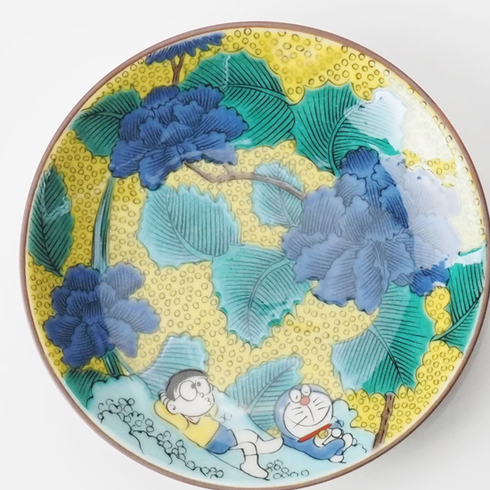 ドラえもん豆皿（10.3cm） 吉田屋