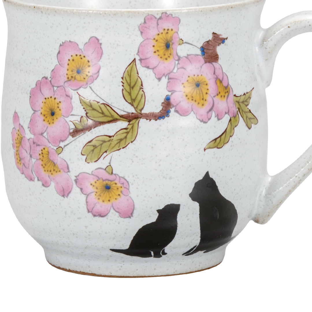 マグカップ 桜とねこ