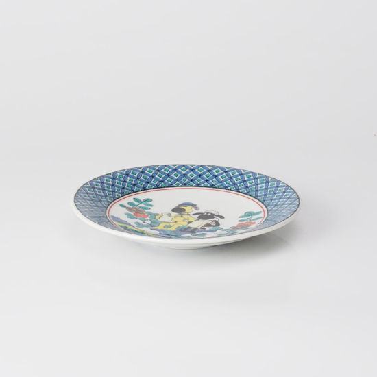 【期間限定送料無料】 ひつじのショーン小皿（12.0cm） 古九谷画風 工芸品