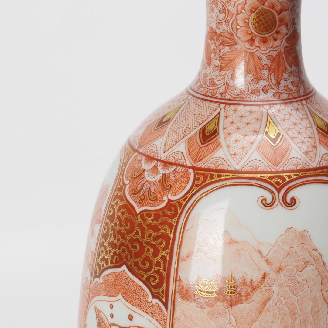 花瓶(8号) 三ッ間取/福島武山 【限定品】 花瓶(8号) 三ッ間取/福島武山 【限定品】