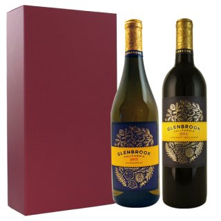 【ワインギフト】<br>カリフォルニア産 赤白ワイン 2本<br>シャルドネ カベルネソーヴィニヨン<br>非常に魅力的なワイン<br>本州・四国送料無料 ギフト2本箱入