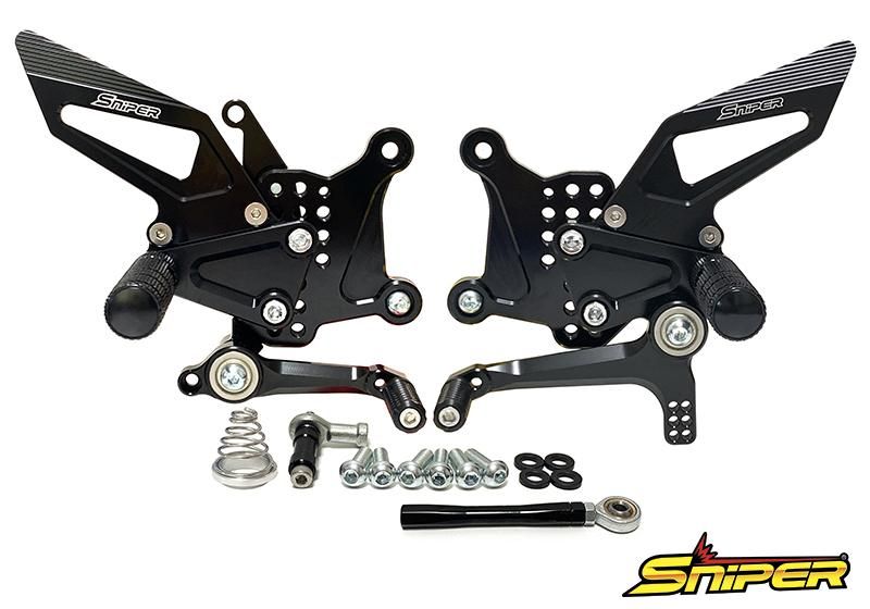 NINJA ZX-25R ZX-4R SE ストリート用 バックステップ 黒 NINJA ZX-25R ZX-4R SE ストリート用 バックステップ 黒