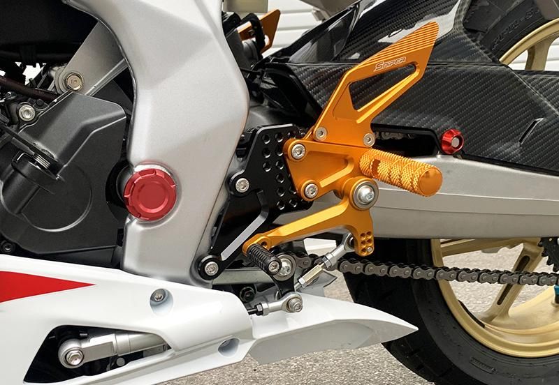 CBR250RR MC51 バックステップ 青 クイックシフター装着車用 SNIPER