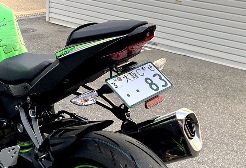 2019年式のZX-6フェンダーレスキット ZX-6R ZX636G