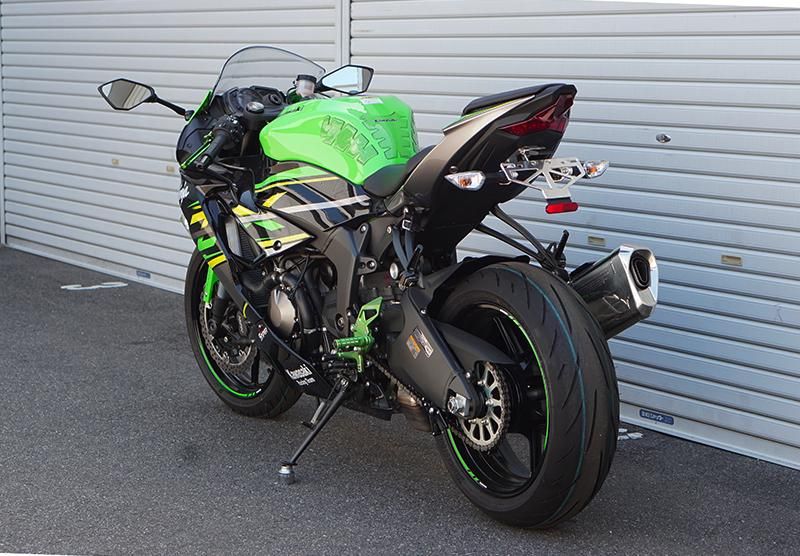 kawasaki NINJA ZX6R フェンダーレス ナンバー灯無