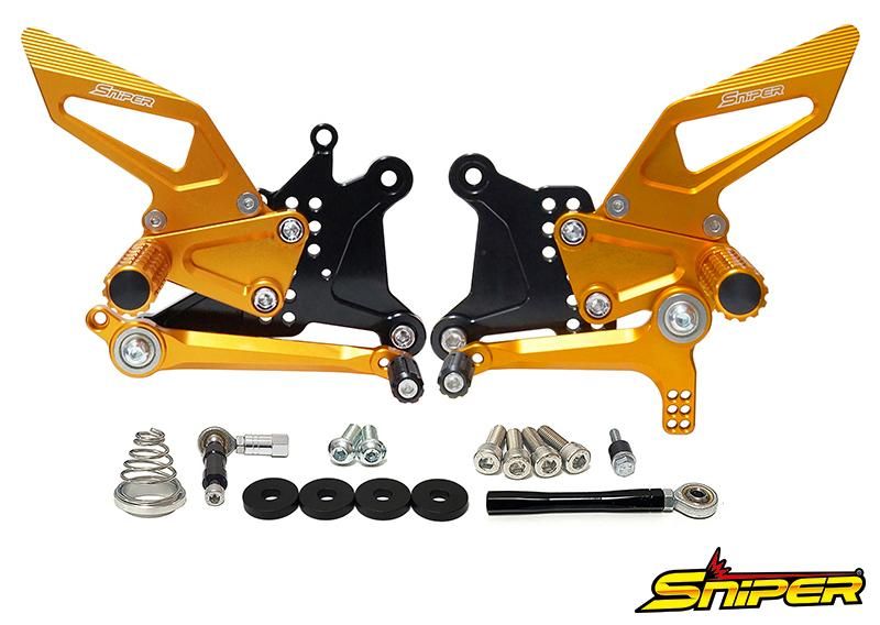 NINJA ZX-6R (19-) ZX636G バックステップ 金 SNIPER スナイパー SP0143GD 4589993474662 NINJA ZX-6R (19-) ZX636G バックステップ 金 SNIPER スナイパー SP0143GD 4589993474662