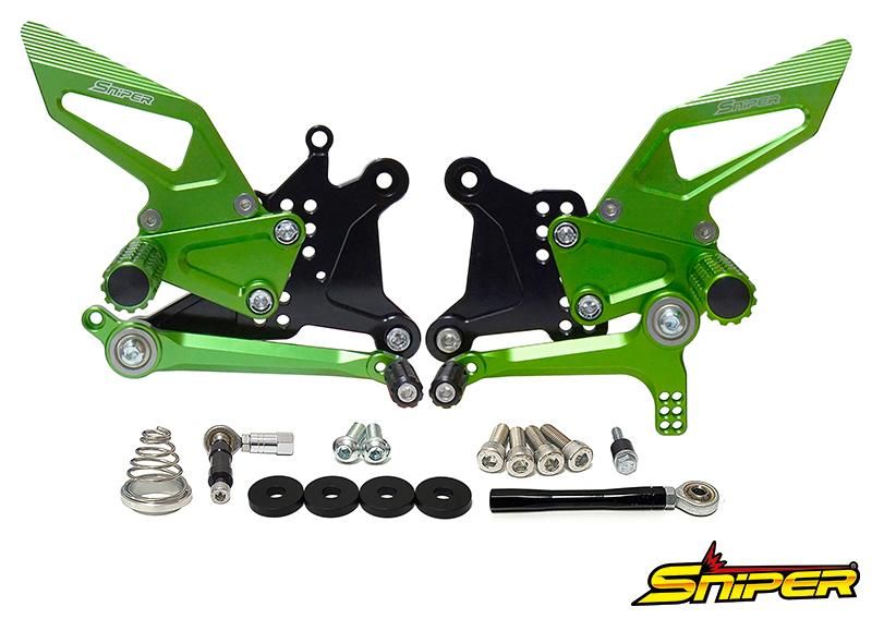 NINJA ZX-6R (19-) ZX636G バックステップ 緑 SNIPER スナイパー
