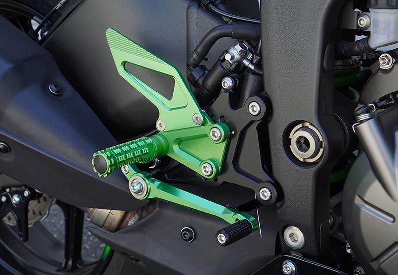 NINJA ZX-6R (19-) ZX636G バックステップ 緑 SNIPER スナイパー
