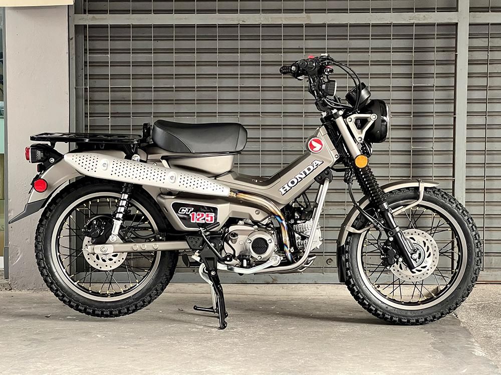 ハンターカブ CT125 EXCEL前後ホイール&ブロックタイヤセット ハンターカブ CT125 EXCEL前後ホイール&ブロックタイヤセット