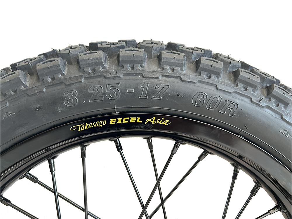 ハンターカブ CT125 EXCEL前後ホイール＆ブロックタイヤセット