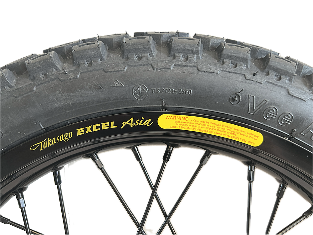 ハンターカブ CT125 EXCEL前後ホイール&ブロックタイヤセット ハンターカブ CT125 EXCEL前後ホイール&ブロックタイヤセット