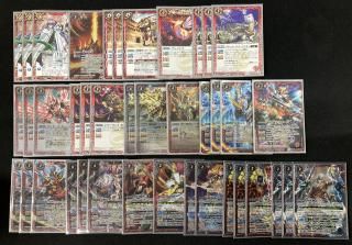 皇獣 デッキ パーツ 110枚セット バトスピ 2025/11)雷神獣皇サンダー・Z・レオン(SE仕様)【-】{BS46-X01}《赤