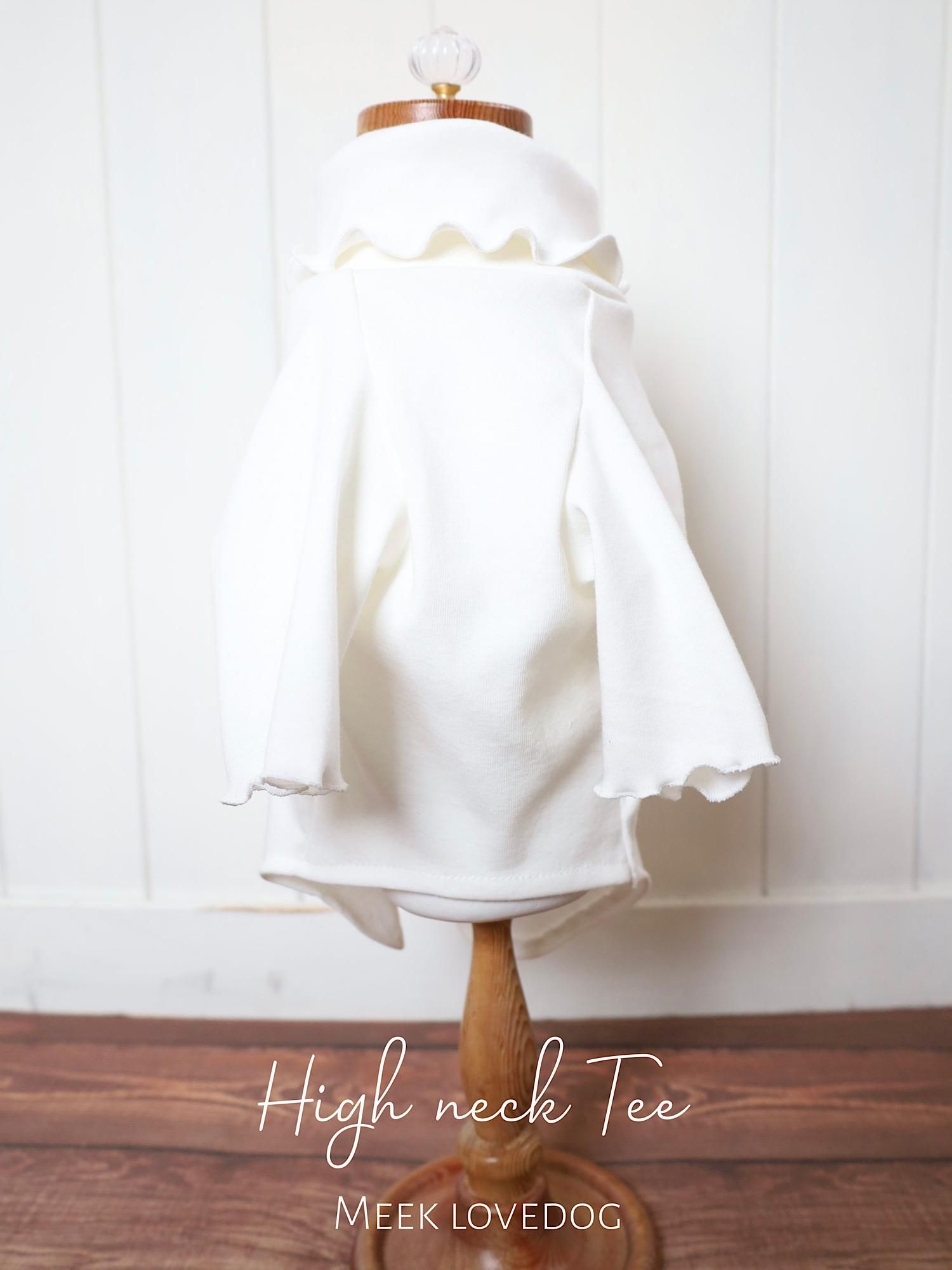 【再販】ハイネックTee (white)